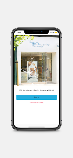 Android application The Organic Pharmacy screenshort