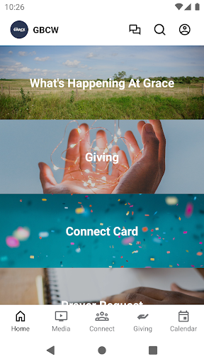 Android application Grace Baptist Church Waverly screenshort