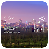 Rostov weather widget/clock icon