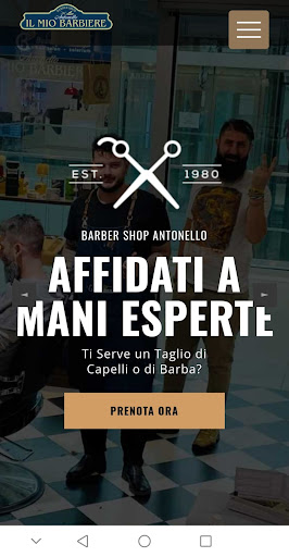Android application Barber Shop Antonello screenshort