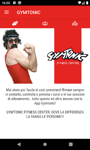 Android application GymTonic screenshort