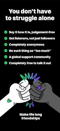 Screenshot of TalkLife: Peer Support