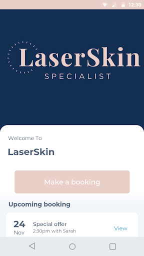 Android application LaserSkin screenshort