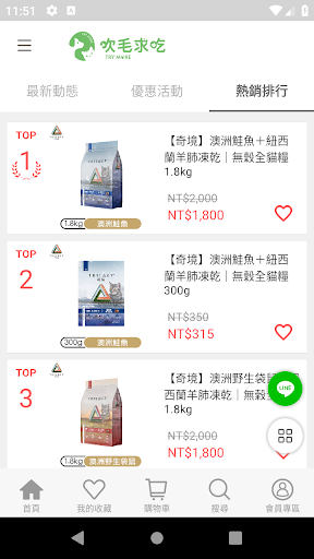 吹毛求吃寵物商城 Screen 3