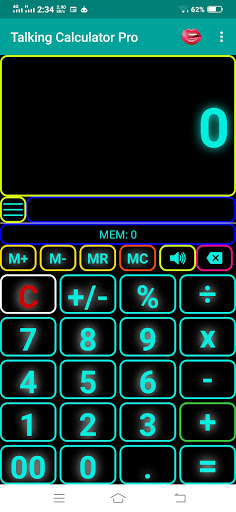 Talking Calculator Full Pro Screen 2