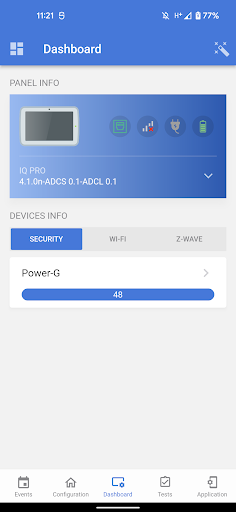 IQ Installer Interface Screen 2