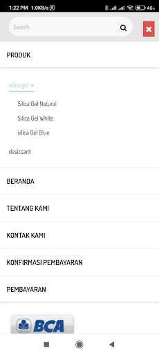 Silica Gel Store Screen 2
