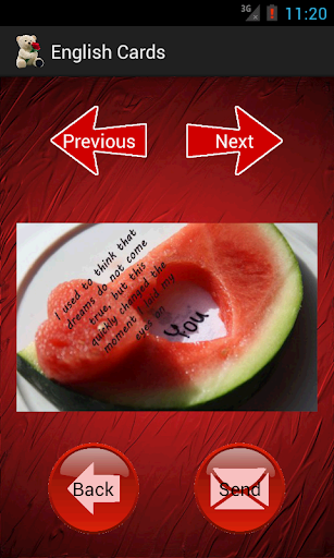 Love Cards & SMS Screen 3
