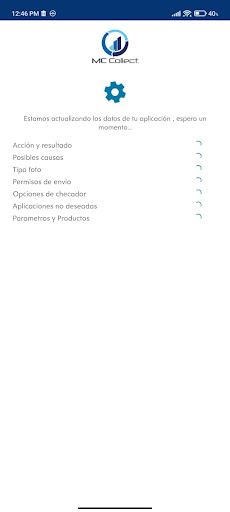 Android application Vamos a mejorar VAM. screenshort