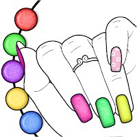 Glitter Nail Coloring Game