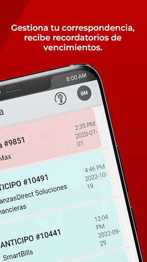 Sevenet App Screen 2