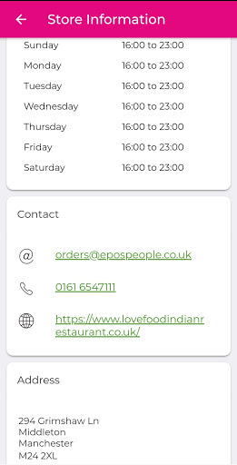 Love Food Indian Restaurant Screen 3
