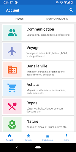 Android application Learn English screenshort