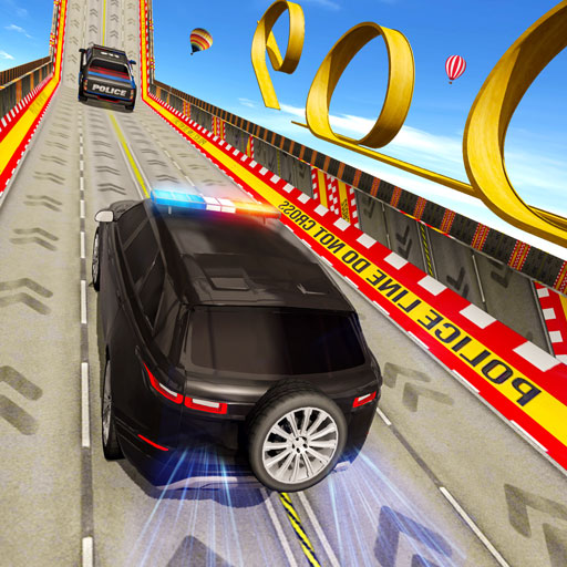 Police Car Prado Stunt Games 3.7 screenshots 1