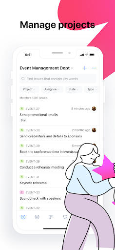Android application YouTrack screenshort