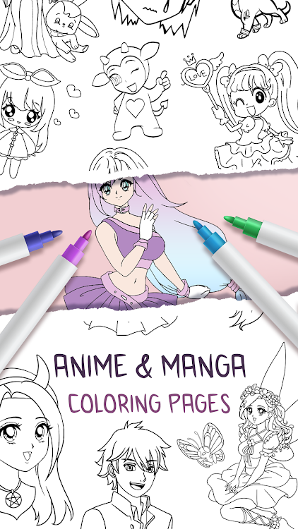 Anime Coloring book for girls - 1.8 - (Android)