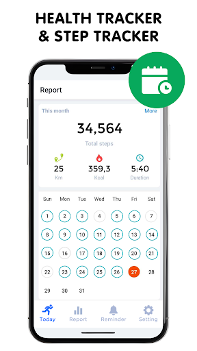 Step Counter - Pedometer Track Screen 3