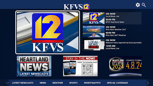 Screenshot of KFVS12 - Heartland News