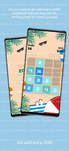 Android application 2048 Puzzle Simple screenshort