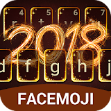 Happy New Year Fireworks 2018 Keyboard Theme icon