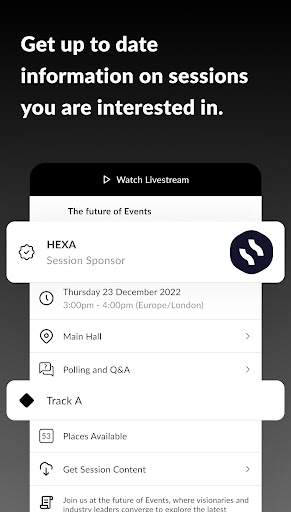 CogX Festival App Screen 3