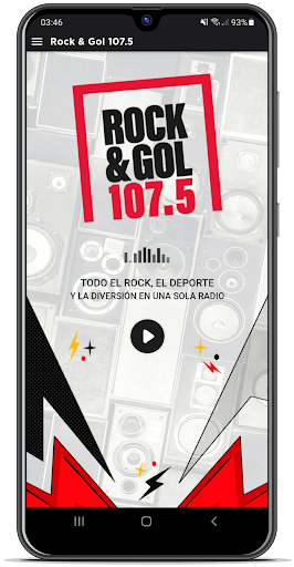 Android application Rock & Gol 107.5 screenshort