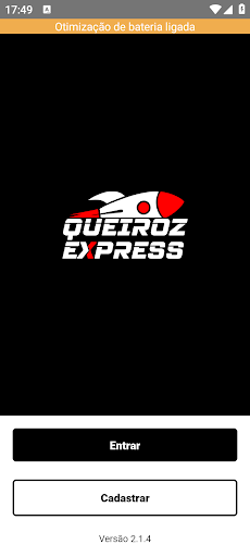 Android application Queiroz Express CWB Entregador screenshort