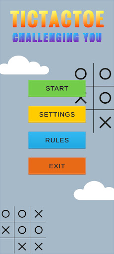 Android application TicTacToe : Challenging You screenshort