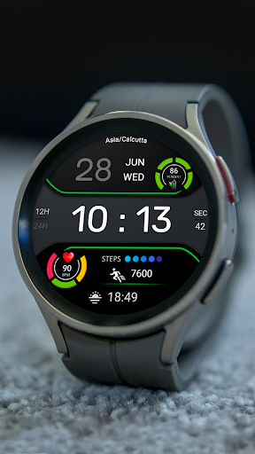 IA93 Digital Watchface Screen 2