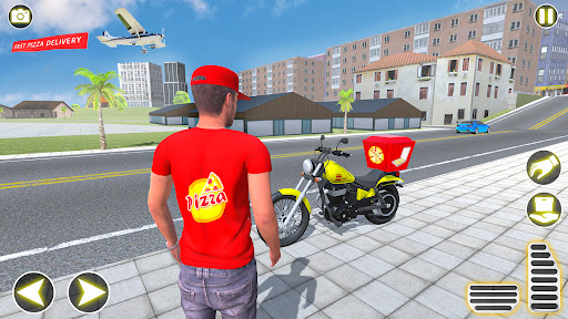 Android application Pizza Delivery Game Bike Games screenshort