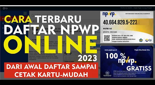 Cara Daftar NPWP Online