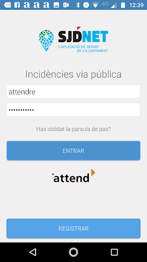 Android application Sant Joan Despí SJD NET screenshort