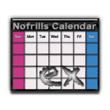 No frills Calendar EX icon