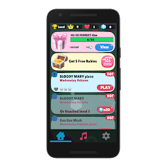 Wednesday Addams Piano Tiles - Screenshot 2