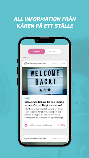 Android application Min Elevkår screenshort