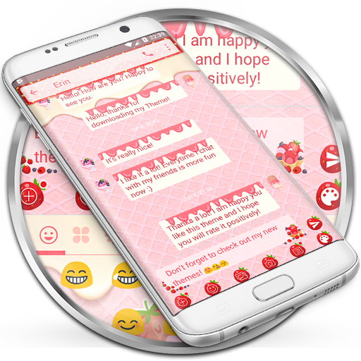 SMS Messages Strawberry Cream - AppWisp.com