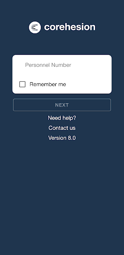 Android application Corehesion screenshort