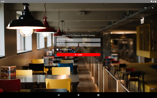 Android application PopCorn POS Kitchen screenshort