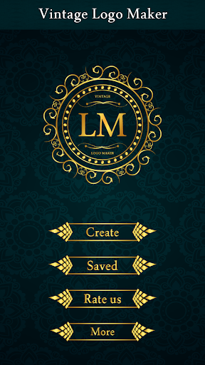 Android application Vintage Logo Maker screenshort