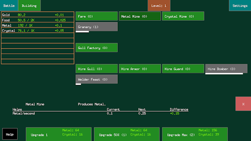 Idle Armada Screen 2