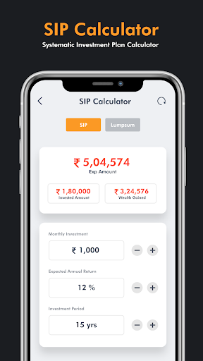 SIP Calculator Screen 2