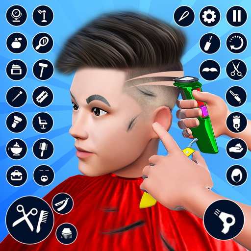 Hair Tattoo: Barber Salon Game  Icon