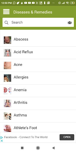 Android application Natural Remedies: healthy life screenshort