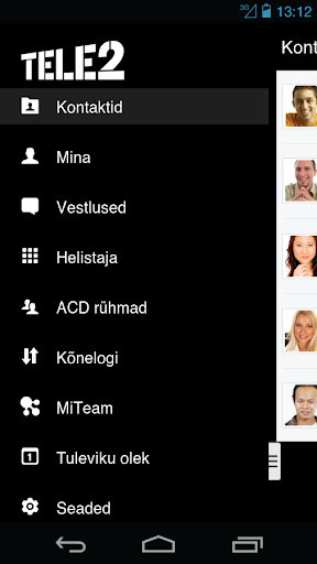 Android application Tele2 PRO screenshort