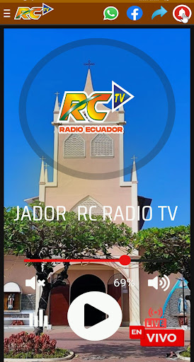 Android application RC RADIO TV ECUADOR screenshort