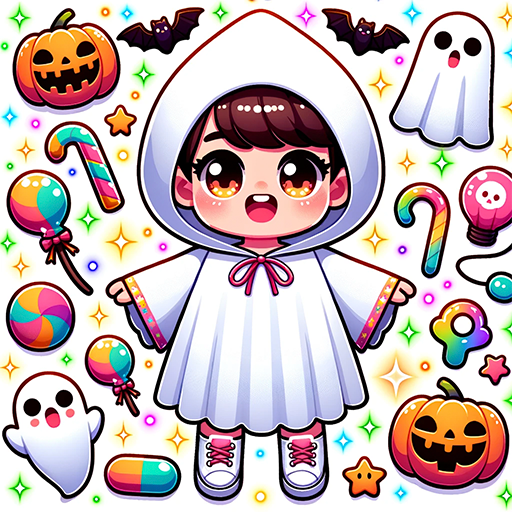 Cute Doll: Halloween Costume logo