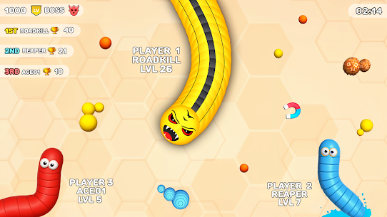 Worms .io Hungry Game 3