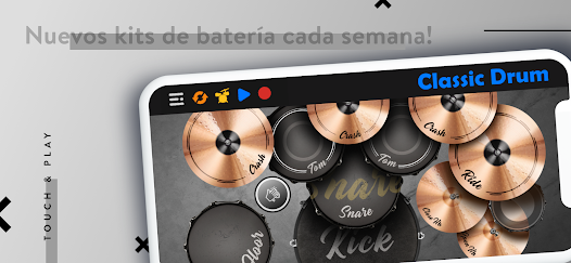 Captura de Pantalla 13 Classic Drum bateria digitales android