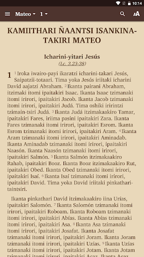 Ashéninka Perené - Bible Screen 3