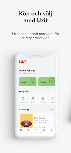 Android application Uzit screenshort